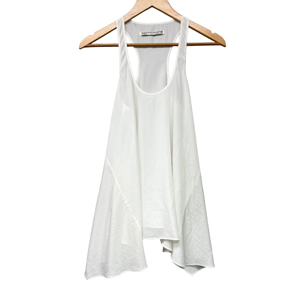 ALL SAINTS SILK SLEEVLESS TOP SIZE 6